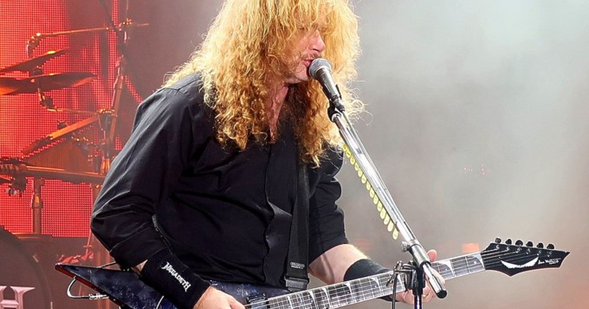 Дейв Мъстейн - легендарният китарист и вокал, който основава Megadeth