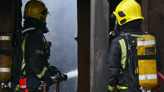 Пожар е избухнал в средношколското общежитие в Русе като сигналът е