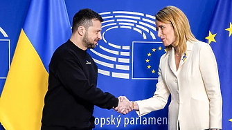 Володимир Зеленски благодари днес на Европа за подкрепата ѝ срещу