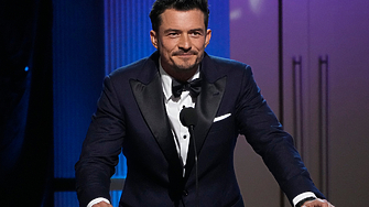 Актьорът Орландо Блум който е посланик на добра воля на