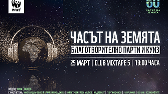 Часът на Земята е най мащабната международна инициатива посветена на опазването