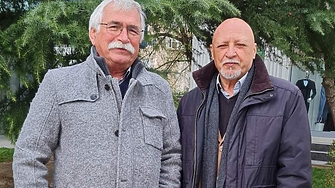 Председателят на НДСВ Станимир Илчев и водачът на листата на