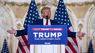 Бившият президент Доналд Тръмп който се завърна в имението си