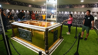 Мавзолеят на Пеле в родния му град Сантос край Сао