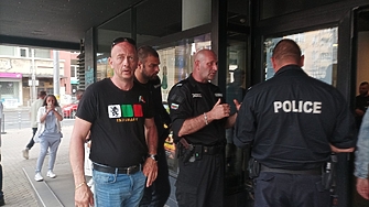 Депутатът от Възраждане Славчо Крумов е сред хората на протеста