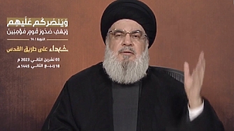 Израел е по слаба от паяжина Това обяви лидерът на Хизбула Хасан