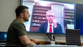 Министър председателят акад Николай Денков проведе видеоконферентен разговор с украинския президент