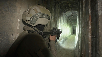 Израелската армия показа на група чуждестранни журналисти скривалище на Хамас