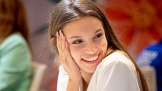 Шахматистката Гергана Пейчева която записа победата донесла европейската титла на