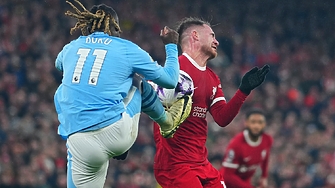 Ливърпул и Манчестър Сити завършиха 1 1 в мач от 28 ия