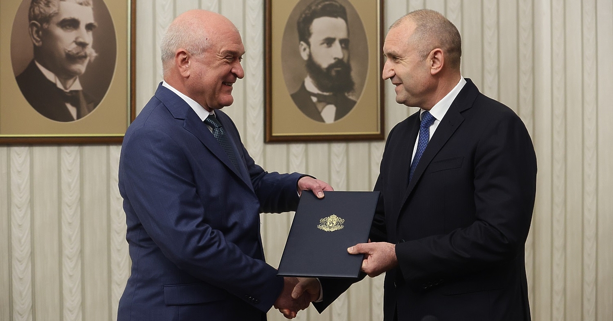 Президентът Румен Радев избра служебен премиер - председателя на Сметната палата Димитър