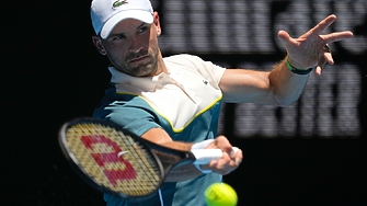 Григор Димитров бе далеч от най добрата си фирма но намери