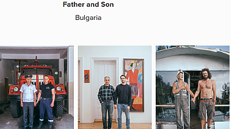 Портрети на бащи и синове, хванати за ръце. Българският фотограф разказва пред "Гардиън" как му е дошла идеята