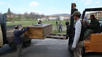 Галерия: Погребението на най-дебелия българин