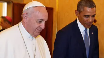 Обама: Папата е велик морален авторитет
