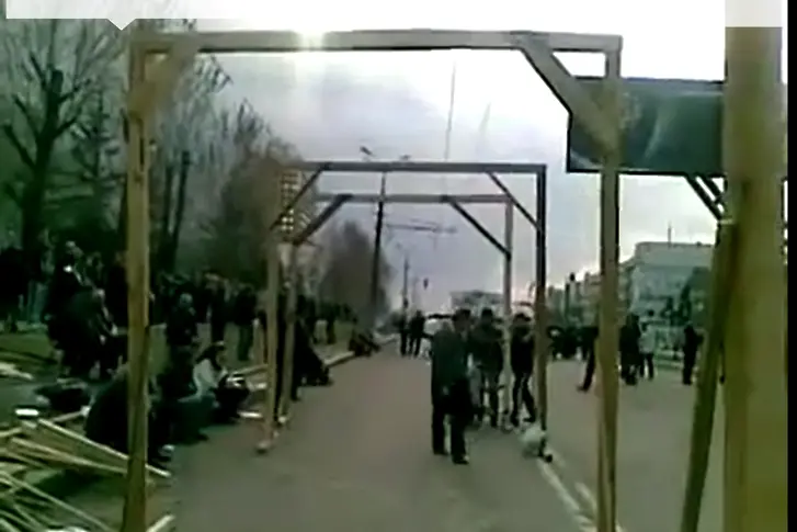 Проруски активисти коват бесилки в Луганск (видео)