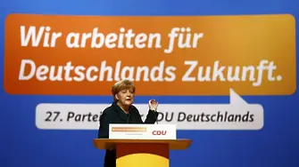 Ангела Меркел запази партийния си трон за 8-и път 
