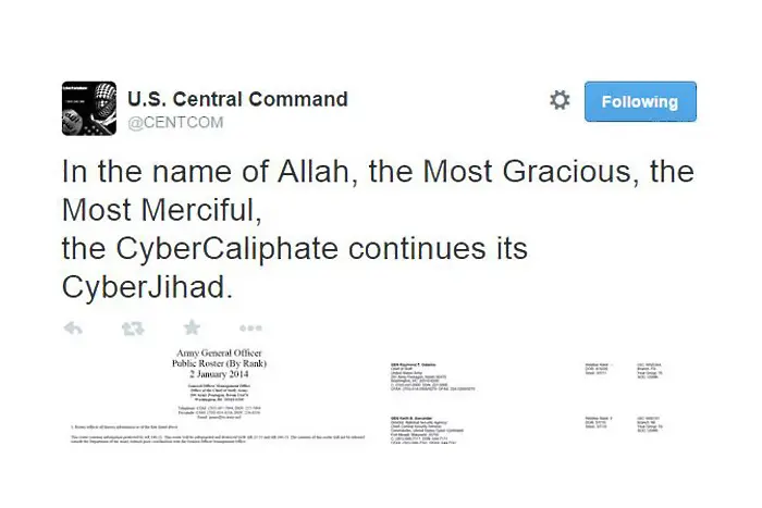Ислямисти хакнаха акаунти на Централното командване на САЩ