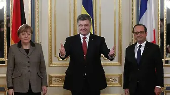 Надежди за мир в Украйна след визитата на Оланд и Меркел в Киев