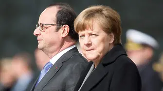 Меркел и Оланд мъдруват за Украйна и Гърция