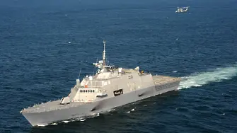 Най-новият боен US кораб се скапа при първото плаване