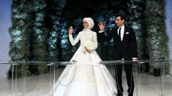 Как Ердоган омъжи малката си дъщеря (СНИМКИ)
