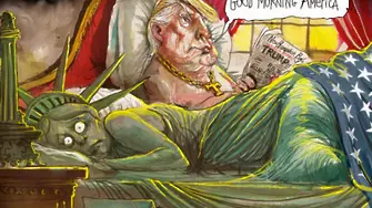 Тръмп е президент. Какво мислят карикатуристите?