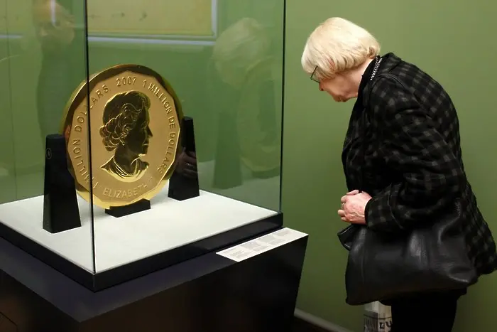 Дръзка кражба на 100-килограмова златна монета в Берлин