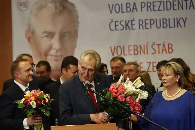 Евроскептикът Милош Земан спечели втори мандат като президент на Чехия