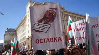 Протест срещу сделката с ЧЕЗ: Зад Гинка се вижда Борисов (СНИМКИ)