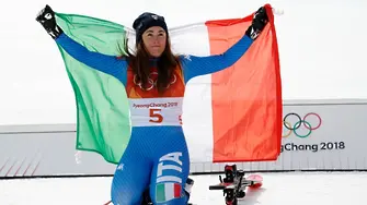 Италианска титла в женското спускане, Линдзи Вон остана само с бронз
