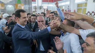 Асад сред народа. Рядко срещано явление