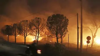 Пламна гора на гръцки остров, 500 евакуирани от две села