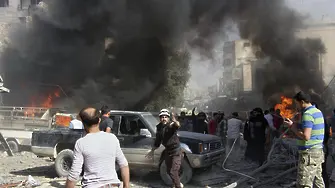 Десетки загинаха при взрив на склад за оръжие в Сирия