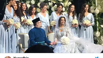 Бивша Мис Москва се омъжи за султана на Малайзия