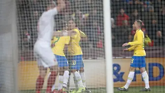 Бразилия победи Чехия в Прага с късен обрат
