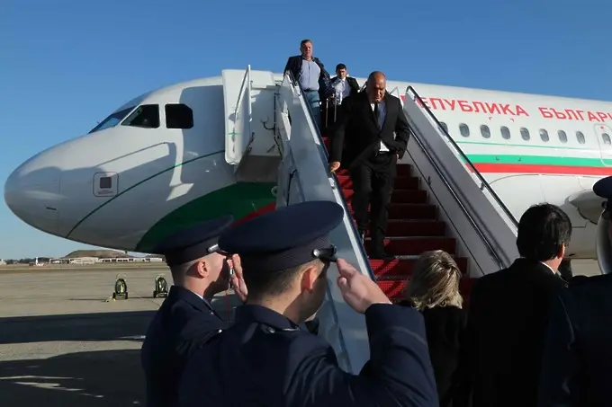 Борисов пристигна във Вашингтон за среща с Тръмп (ВИДЕО)