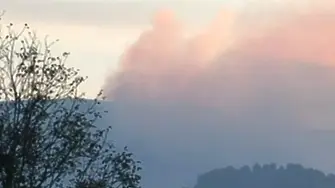 Пожарът в Стара Загора е с фронт от 10 км