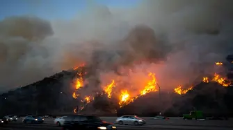 Калифорния - пожарите стигнаха до дома на Шварценегер