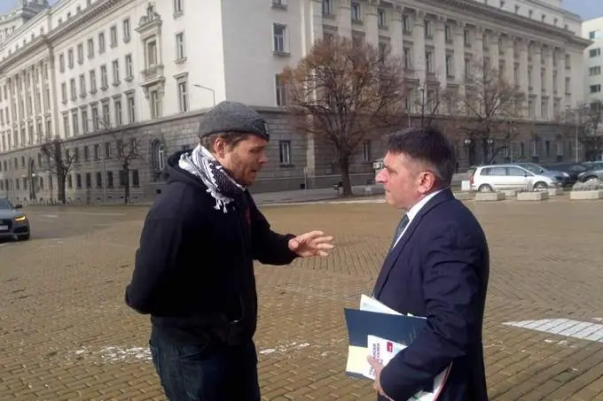 Как синдикалистът Полфрийман срещна министъра Данаил Кирилов (СНИМКИ)
