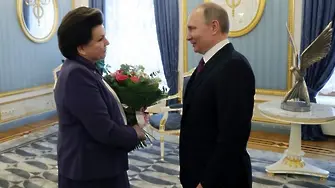 Валентина Терешкова: Нека Путин бъде президент колкото желае