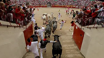 Отмениха традиционното бягане пред бикове в Памплона