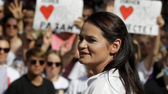 Демократичната опозиция в Беларус е носител на наградата Сахаров за 2020 г обяви