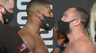 Антъни Джошуа и Кубрат Пулев едва не се сбиха по