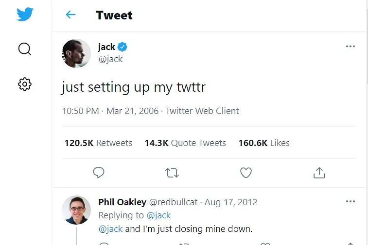 Джак Дорси продаде първия туит за 2,9 млн. долара