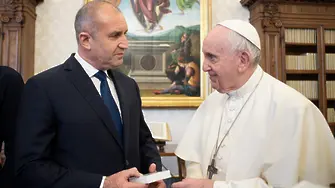 Папа Франциск прие президента Румен Радев