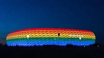 УЕФА забрани на Мюнхен да освети стадион в цветовете на дъгата