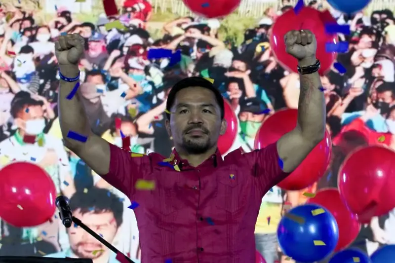 Легендарен боксьор е кандидат за президент на Филипините