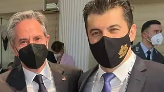 Кирил Петков изряза македонския си колега от снимка с Антъни Блинкен