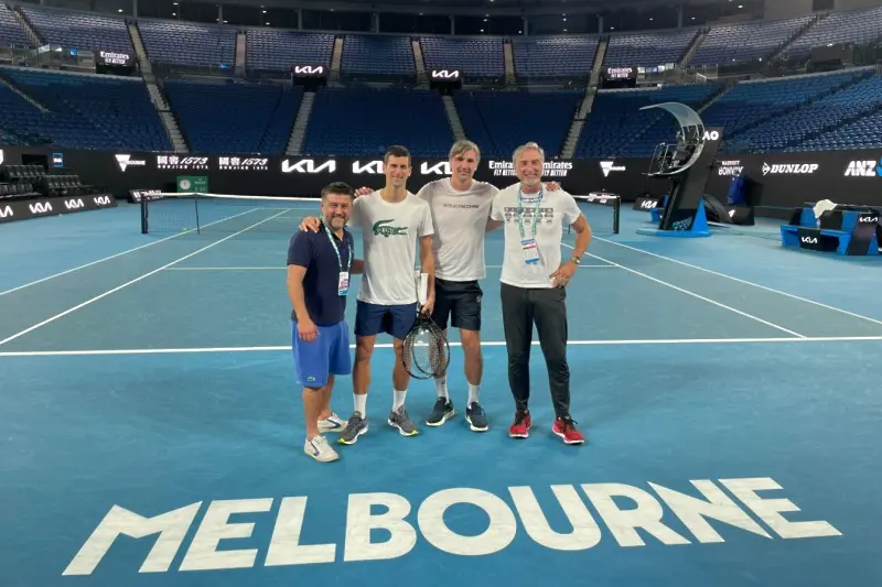 Джокович тренира в Австралия за първи път